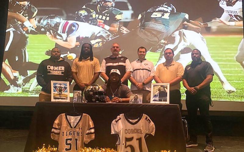 B.B. Comer’s Chris Wilson makes it official, signs football scholarship with UT-Martin