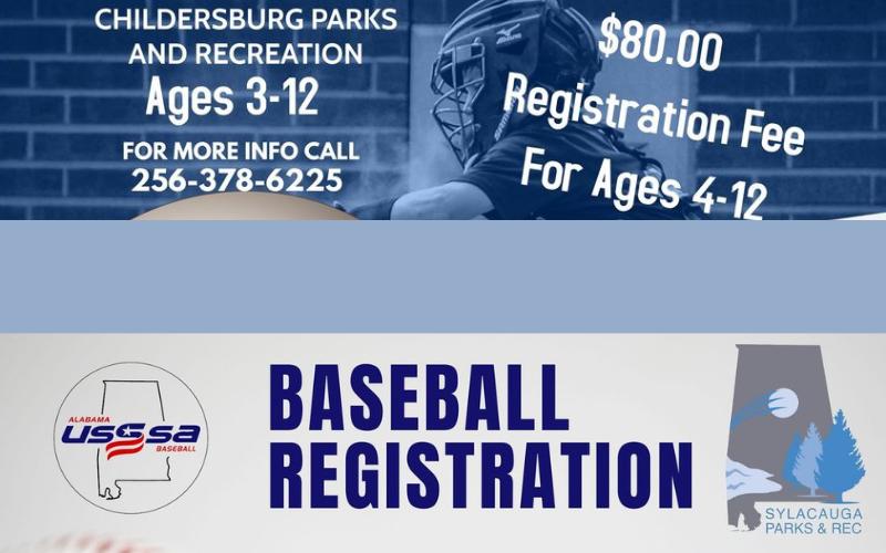 Youth baseball registration approaching deadlines in Childersburg and Sylacauga