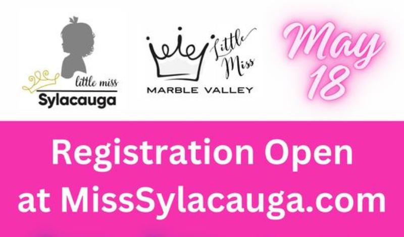 Registration opens for 2024 Little Miss Sylacauga and Little Miss Marble Valley competitions