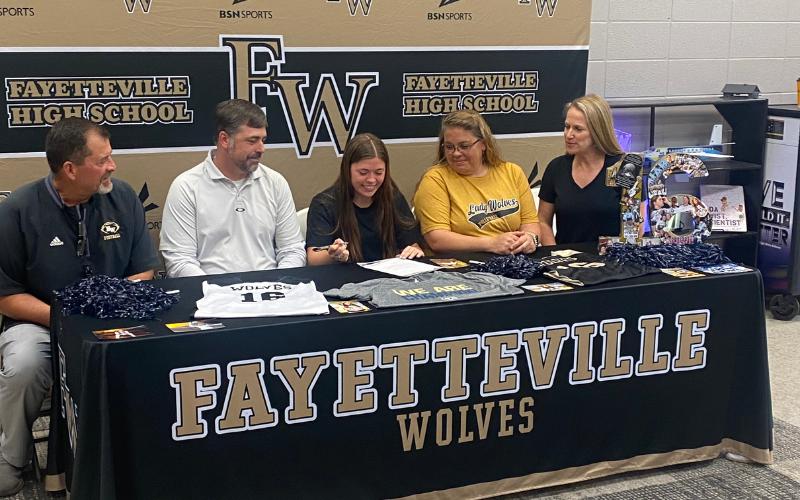 Fayetteville’s Hevin Hurley signs volleyball scholarship with Champion Christian College
