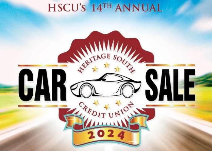 Heritage South Credit Union’s 14th annual Spring car sale this Friday and Saturday, April 19-20
