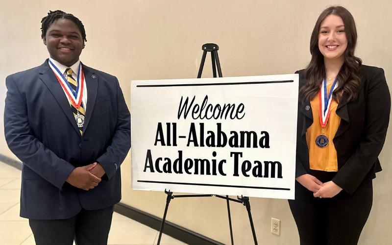 CACC’s Reginald Clifton and Sidney Thornton named to All-Alabama Academic Team