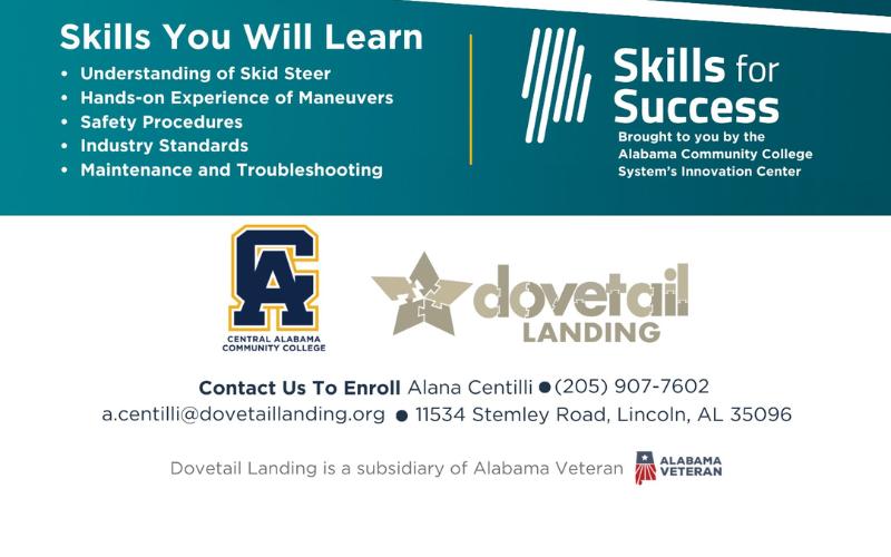 Central Alabama Community College and Dovetail Landing team up to launch specialized training for veterans