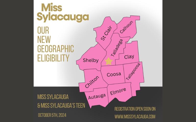 Miss Sylacauga and Miss Sylacauga’s Teen expands geographic eligibility to surrounding counties