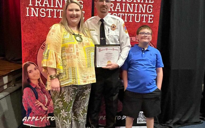 Goodwater Fire Captain Brian Ward earns paramedic certification