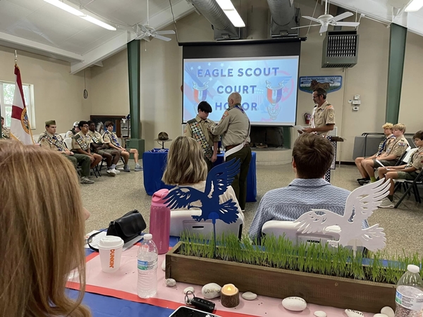 A shout-out for “Eagle” Easton from family and friends in Childersburg