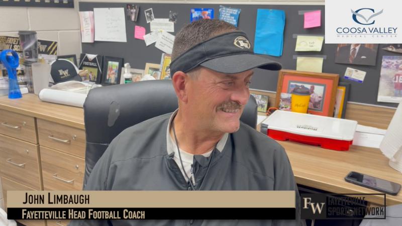 [WATCH] Coosa Valley Medical Center One-on-One with Fayetteville’s John Limbaugh – Ragland preview