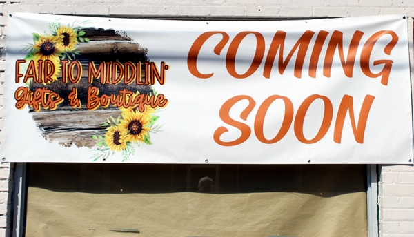 “Fair to Middlin’ Gifts & Boutique” is getting set to open its doors next month in Childersburg