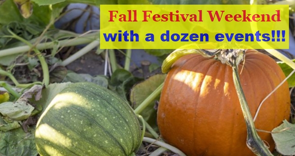 Big decisions loom for the coming weekend! What is your family going to do, with a dozens Fall events from which to choose?