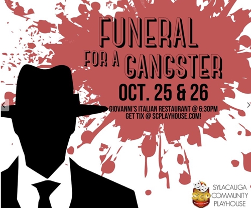 SCP presents “Funeral for a Gangster” for two shows at Giovanni’s Italian Restaurant