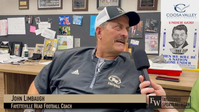 [WATCH] Coosa Valley Medical Center One-on-One with Fayetteville’s John Limbaugh – Donoho preview
