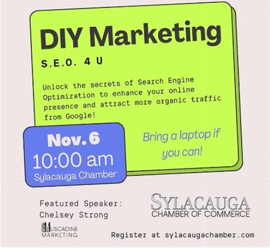 Step up your marketing next week with RadioAlabama and the Sylacauga Chamber of Commerce