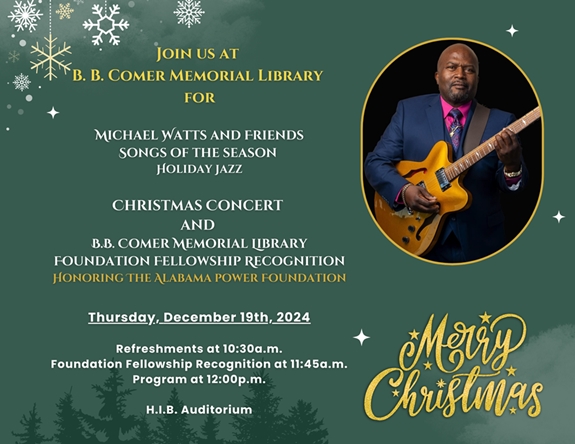 Don’t miss the B.B. Comer Library’s Christmas Program on Thursday, Dec. 19