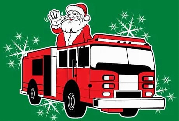 Childersburg Fire will take Santa on a tour of the city on Saturday, Dec. 21