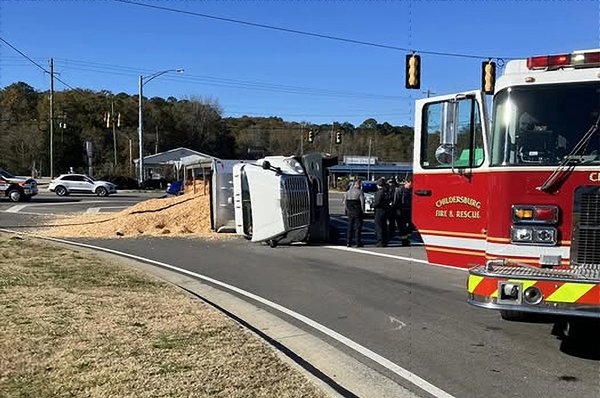 Please be patient and use caution on Hwy 280 in Childersburg for a while this morning