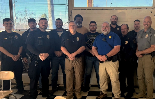 Childersburg Police Department celebrates Christmas together, hands out awards