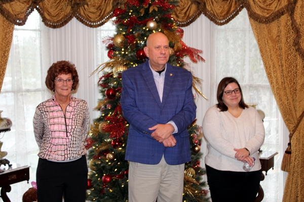 The annual December Chamber Coffee was magical, hosted by the Butler-Harris-Rainwater House
