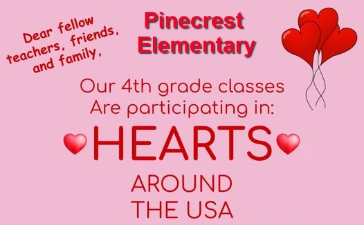 A nationwide Valentine’s school project includes Sylacauga’s Pinecrest Elementary