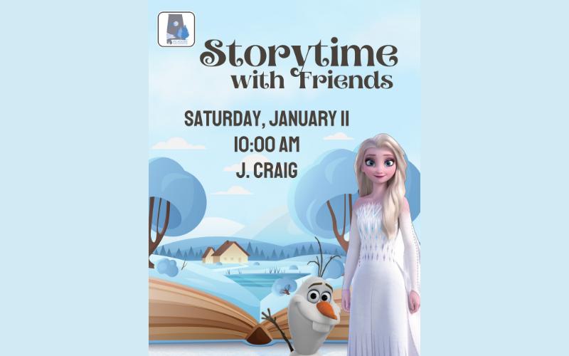 Storytime magic with Elsa and Olaf coming to Sylacauga on Saturday, Jan. 11