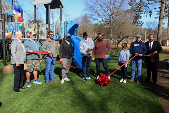 Sylacauga dedicates new Noble Park playground with ribbon-cutting