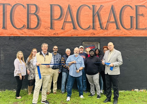 TCB Package celebrates opening in downtown Childersburg with a ribbon-cutting ceremony