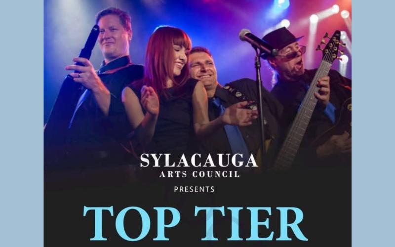 Top Tier to headline Sylacauga Arts Council’s 2025 Dinner Theater on Thursday evening, Feb. 13
