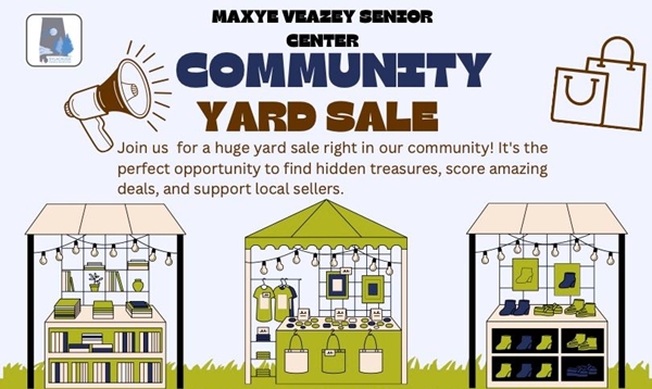 Friday, May 30 promises a day of treasure hunting and community fun at the Maxye Veazey Senior Center