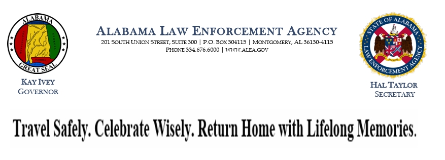 Alabama Law Enforcement Agency launches “101 Days of Summer Safety” campaign on Memorial Day