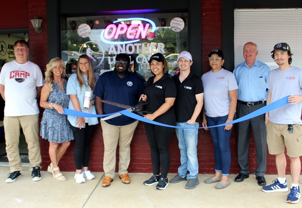 Greater Coosa Valley Chamber welcomes “Another Level Cards” to downtown Childersburg with a ribbon-cutting ceremony
