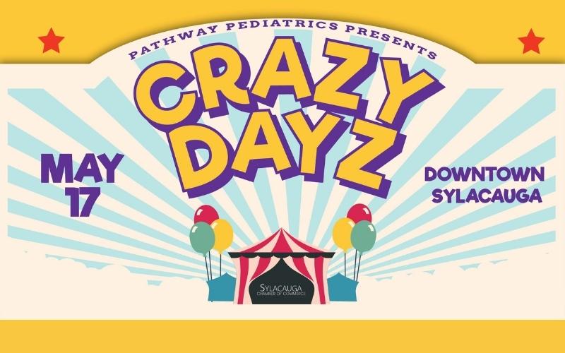 Crazy Dayz returns to downtown Sylacauga on Saturday, May 17