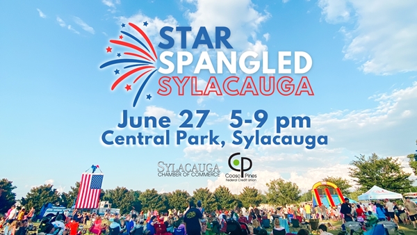 Sylacauga’s annual Independence fireworks show will be held Friday, June 27