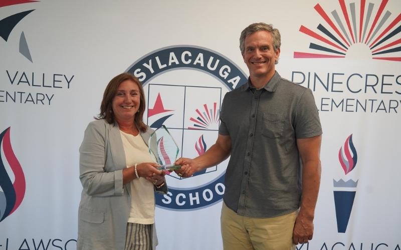 Sylacauga Board of Education honors outgoing member Dr. Steve Marlowe