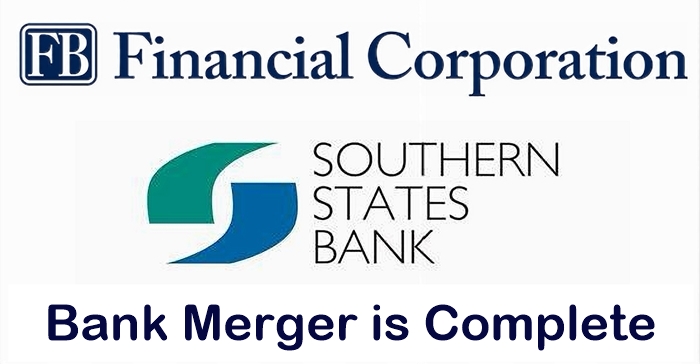 FB Financial announces closing of merger with Southern States Bancshares, Inc.