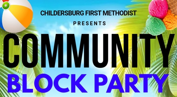 Childersburg First Methodist celebrates community with a block party