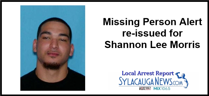 Sylacauga Police again ask for the public’s help in locating Shannon Lee Morris