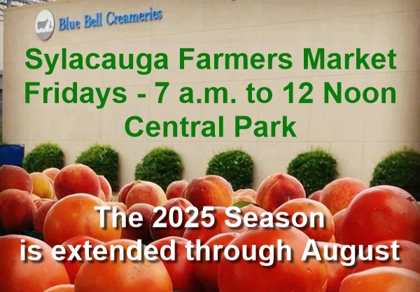 Sylacauga Farmers Market extended through the rest of August