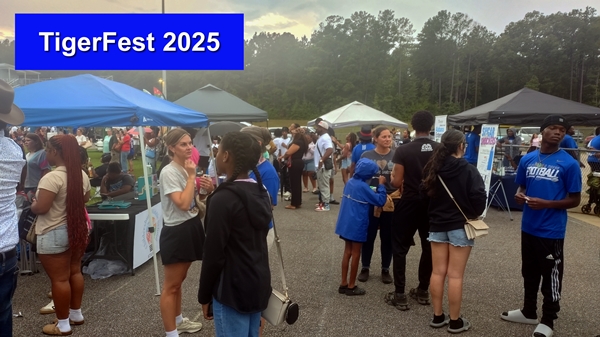 The threat of rain did not dampen the spirit of Tiger Fest 2025