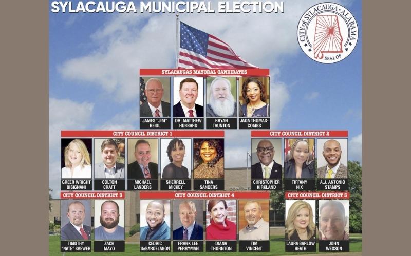 Sylacauga Candidate Forum to take place on Thursday, Aug. 14