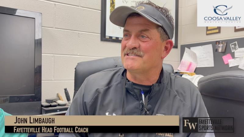 [WATCH] Coosa Valley Medical Center One-on-One with Fayetteville’s John Limbaugh – Cedar Bluff & Sylvania (Jamboree) preview