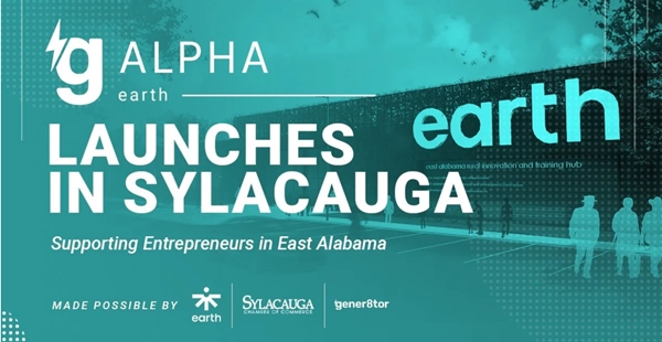 Nationally-ranked startup accelerator expands to Sylacauga with launch of gALPHA earth program