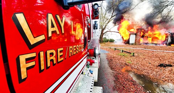 Home in Lay Lake area destroyed by fire