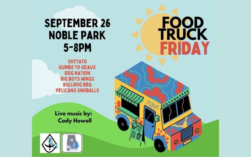 Food Truck Friday joins Pinhoti Fest at Noble Park on Sept. 26