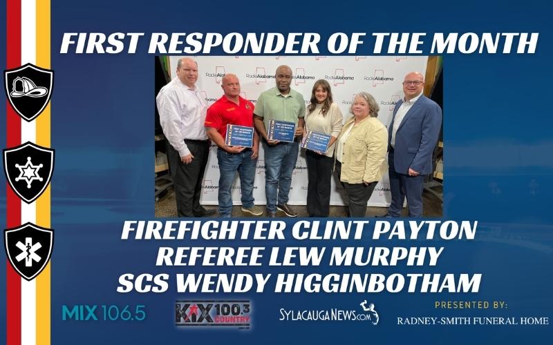 [WATCH] First Responder of the Month (October 2025) – Clint Payton, Lew Murphy, and Wendy Higginbotham