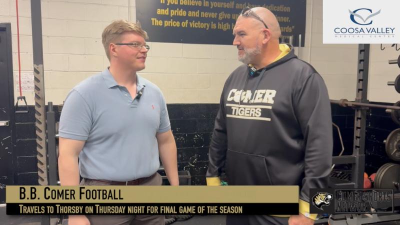 [WATCH] Coosa Valley Medical Center One-on-One with B.B. Comer’s Adam Fossett – Thorsby preview