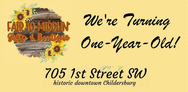 Fair to Middlin’ Gifts and Boutique celebrates its first Anniversary this Friday and Saturday, Nov. 7-8