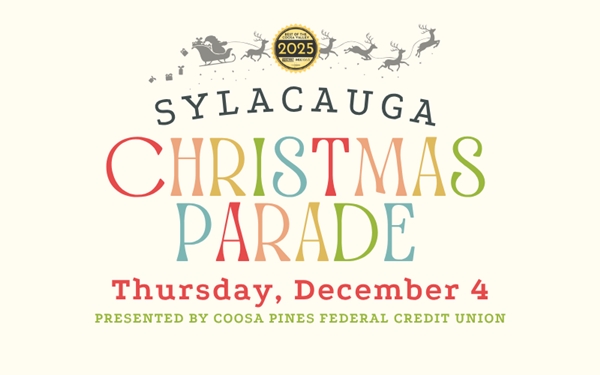 The 2025 Sylacauga Christmas Parade is coming this Thursday, Dec. 4