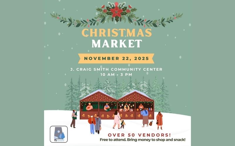 Sylacauga Christmas Market to bring holiday cheer, local shopping on Saturday, Nov. 22