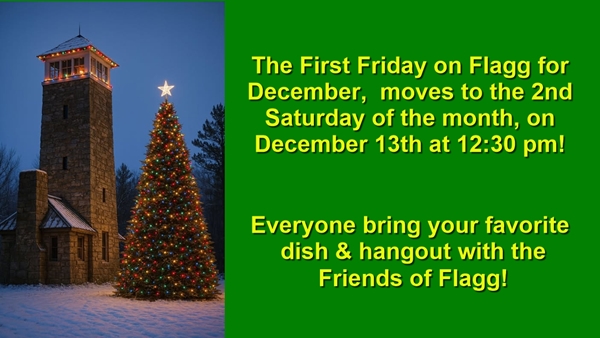 Friends of Flagg move the December First Friday event