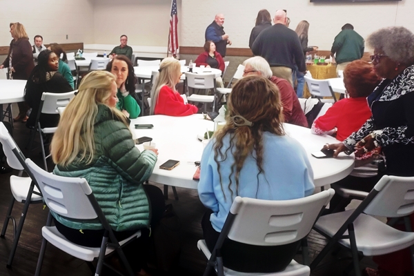 The December Greater Coosa Valley Chamber Coffee holiday tradition required an emergency change