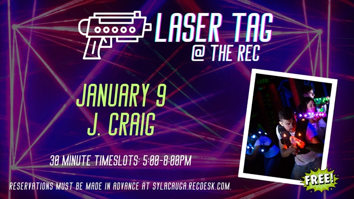 Sylacauga Parks and Recreation to host free laser tag event on Friday, Jan. 9